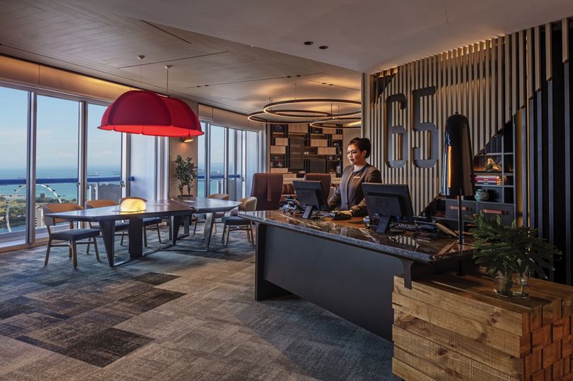 Almost an entire floor is given over to the Swissotel's executive lounge