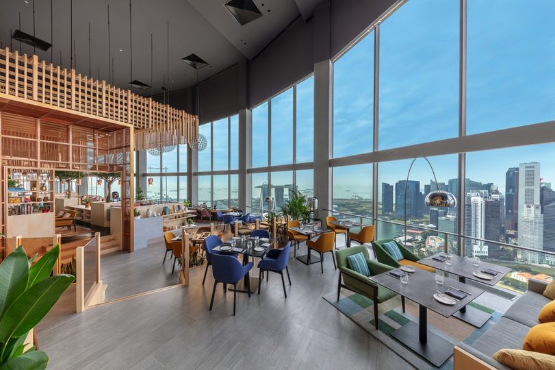 Skai-high dining atop Singapore's Swissotel The Stamford