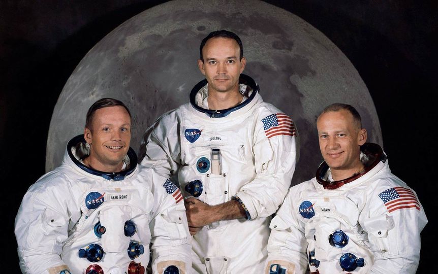 Historic mission: The Apollo 11 crew (from left) Neil Armstrong, Michael Collins, Buzz Aldrin.