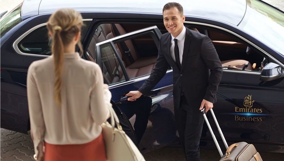 Emirates' Chauffeur Drive service is complimentary for most business class flyers