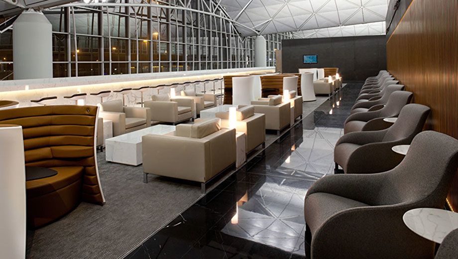 Cathay Pacific's The Wing business class lounge, Hong Kong