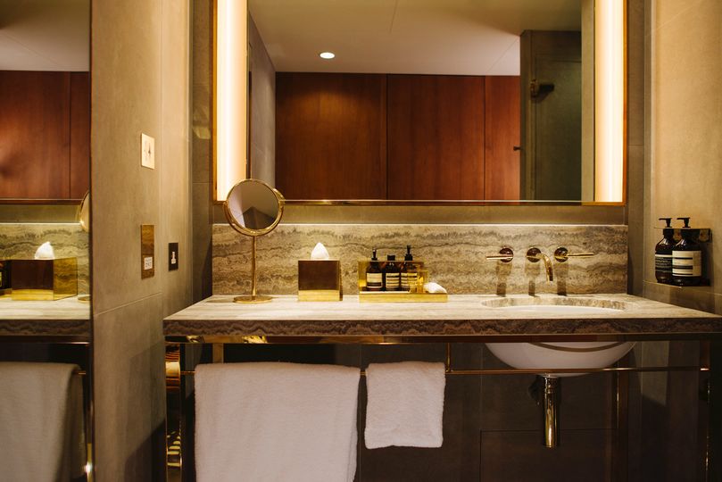 The shower suites at Cathay Pacific's The Pier First Class Lounge will give you bathroom envy.