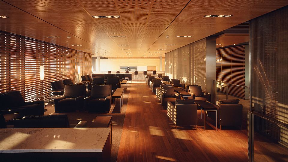 The original Star Alliance Lounge at Zurich Airport
