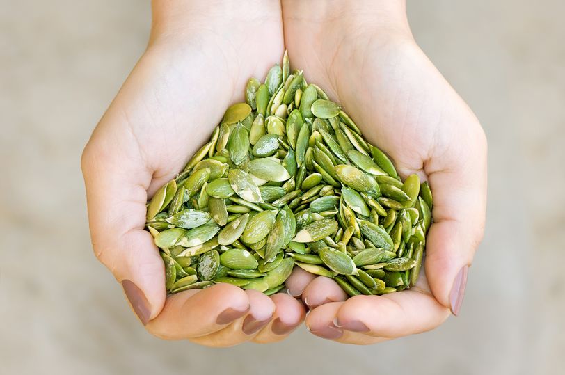 Pumpkin seeds are packed with vital fibre, protein and nutritious fats.