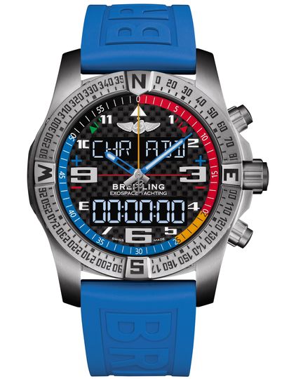 The striking Breitling Exospcae B55 Yachting can notify its wearer of incoming emails, phone calls or diary appointments.