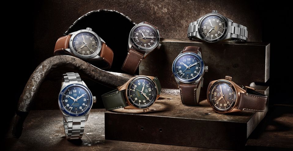TAG Heuer's Autavia family, circa 2019.