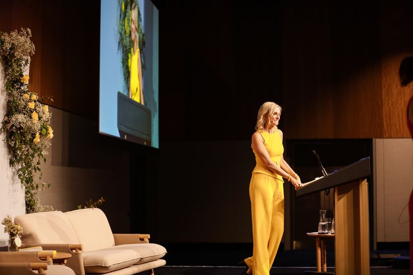Her 'rags-to-riches' success story has made Kristina an in-demand speaker.