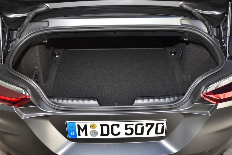 Ditching the metal hard-top opens up plenty of extra room in the boot.