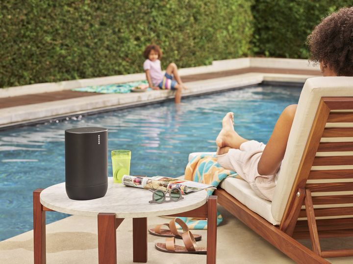 A little bit of a splash won't faze the IP56-rated Move.