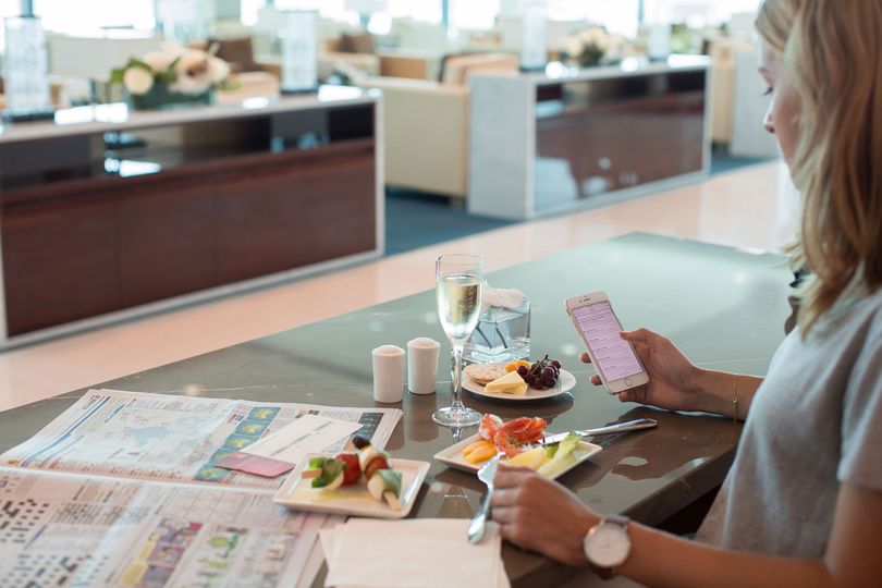 Emirates' business class 'Special' fares don't include airport lounge access.