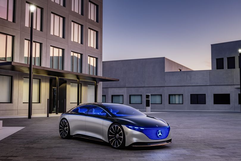 The Vision EQC offers a futuristic take on the luxury car.