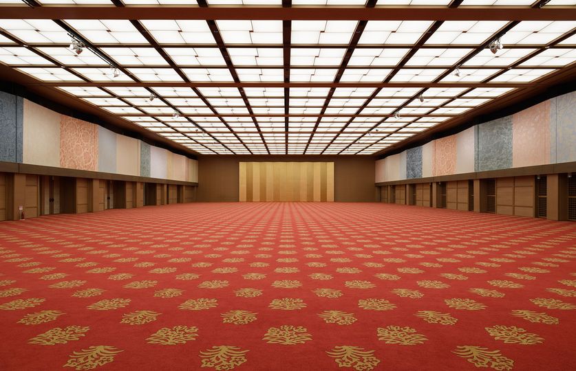 The cavernous Heian no Ma banquet hall.