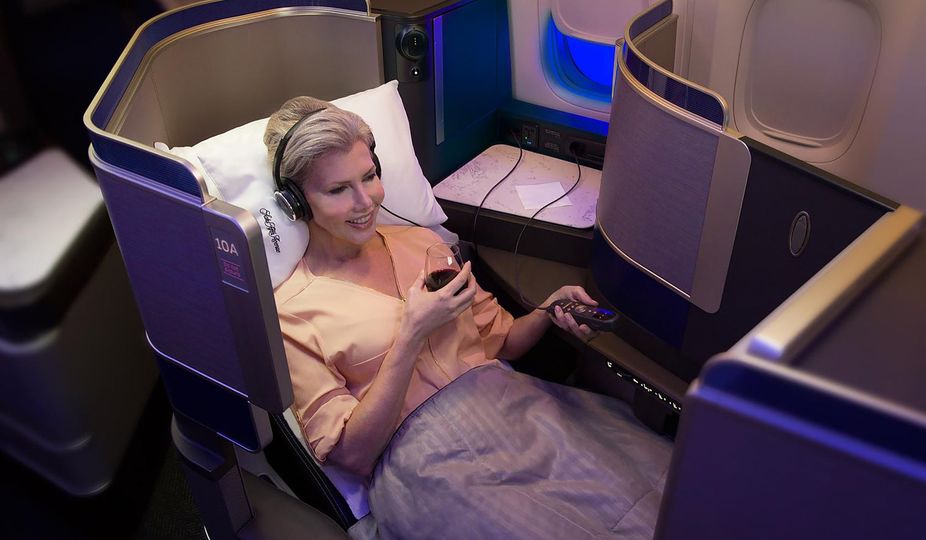 Privacy is a key attribute of United Airlines' Polaris business class.