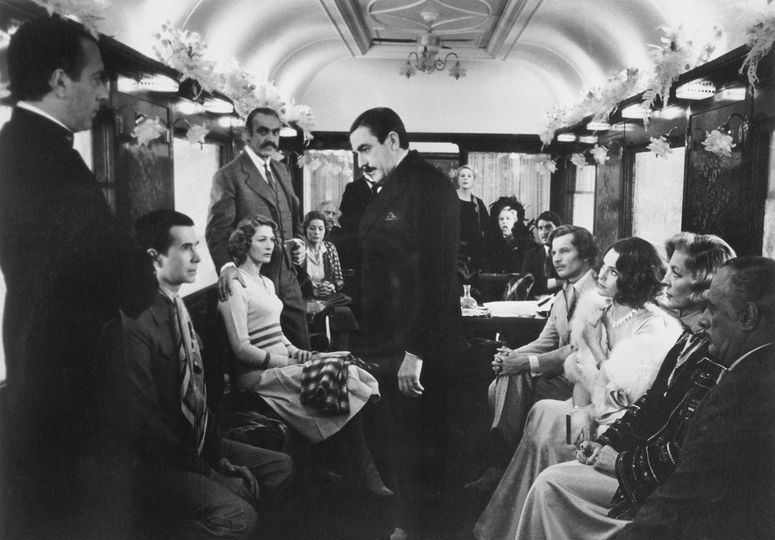 A still from the original film of Murder on the Orient Express (1974)