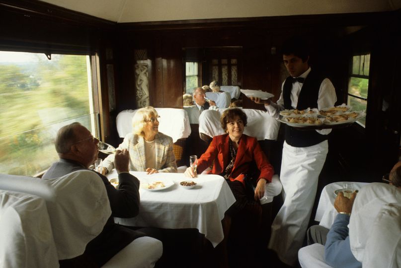 An Orient Express-branded train in 1983.