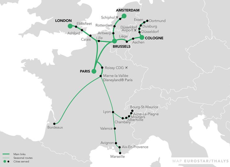 The unified Green Speed rail network would span five countries.