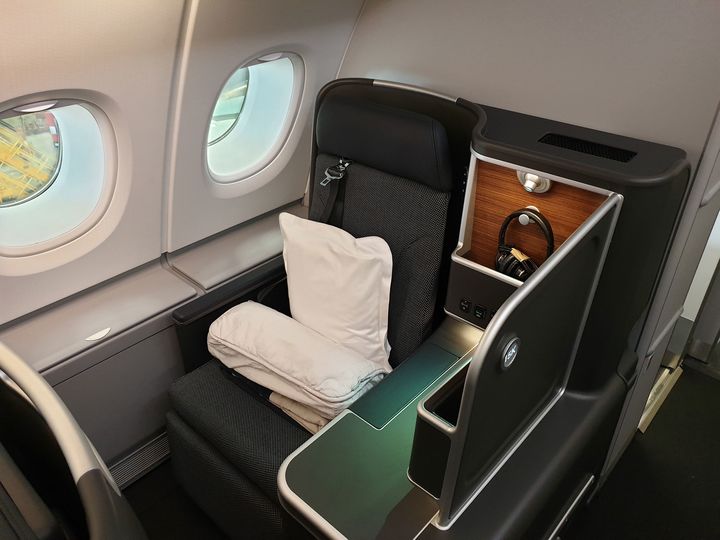 Only half of the new A380's business class 'window seats' are actually right next to the window.
