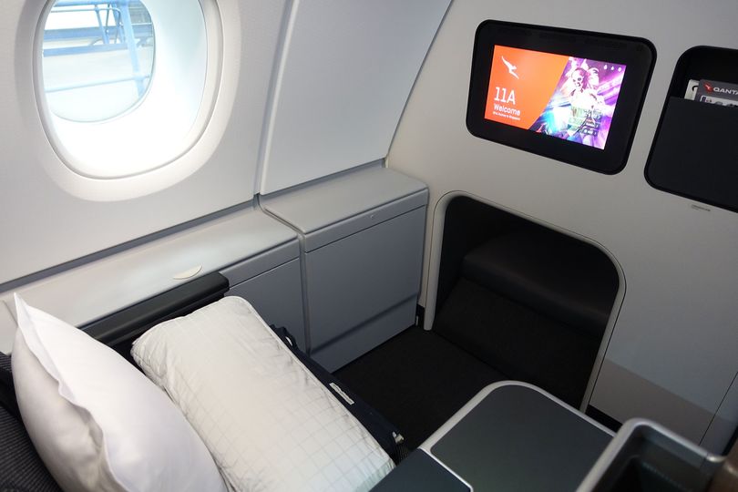 Row 11 offers extra legroom and more space for your feet.