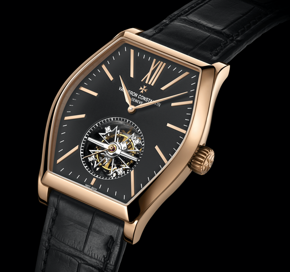 Vacheron Constantin's Malte men's model features a tourbillon, one of the most technically difficult of mechanical watch complications.