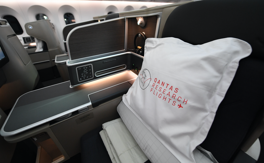 Even in business class, 20 hours of non-stop flying takes its toll.
