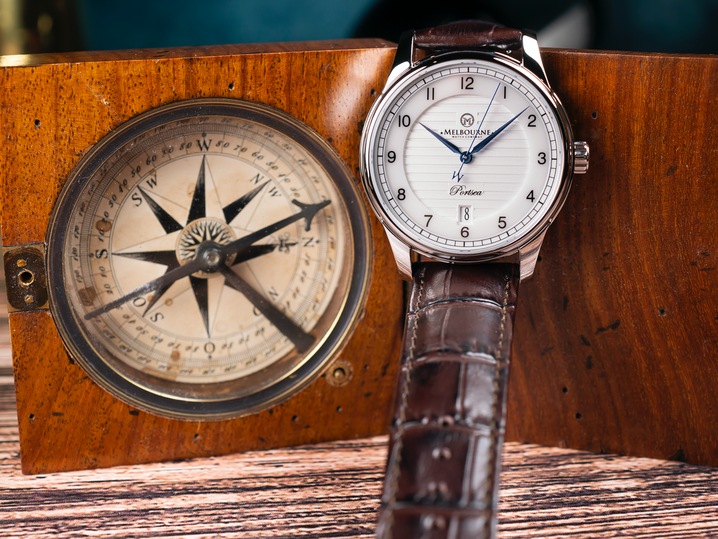 Melbourne Watch Company assembles all its watches in Melbourne, including the Portsea Heritage Classic.