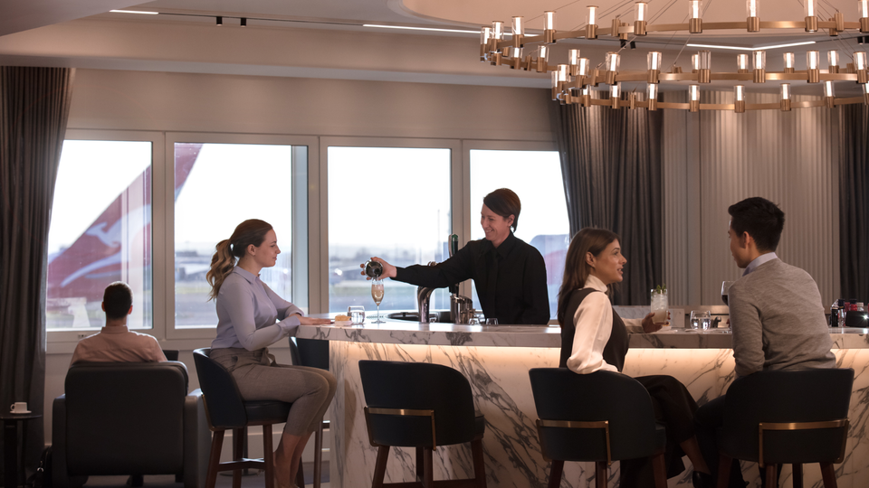 Qantas trialled paid access at its London Heathrow lounge with a &pound;55 charge.