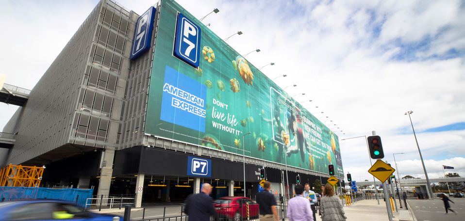 Sydney Airport's own car parks are the most convenient.