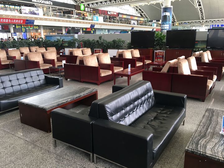 Taking the train from Guangzhou? A Business Lounge awaits here too.