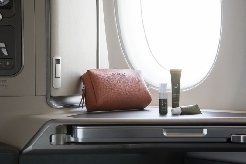 Cathay Pacific's new Bamford unisex business class amenity kit.