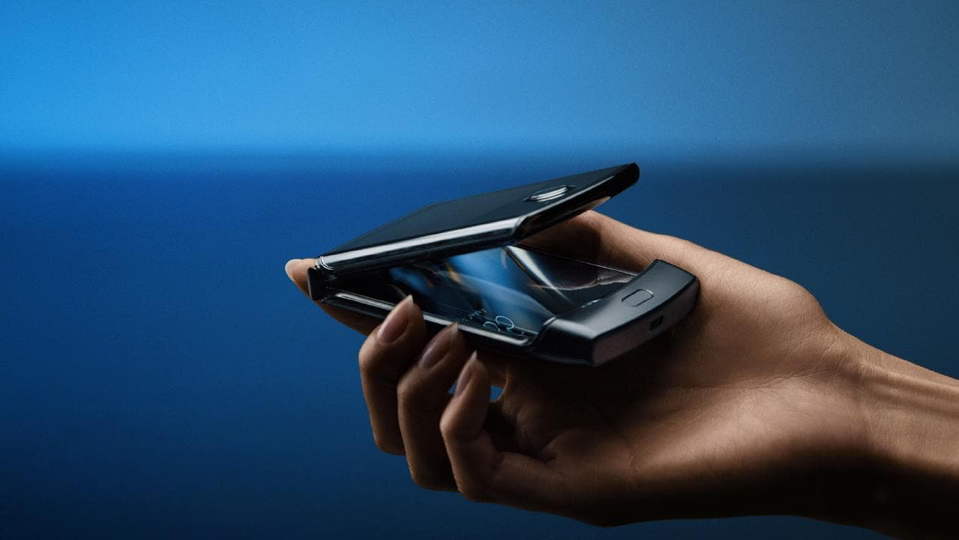 Same folding phone idea, but with new foldable-screen technology.