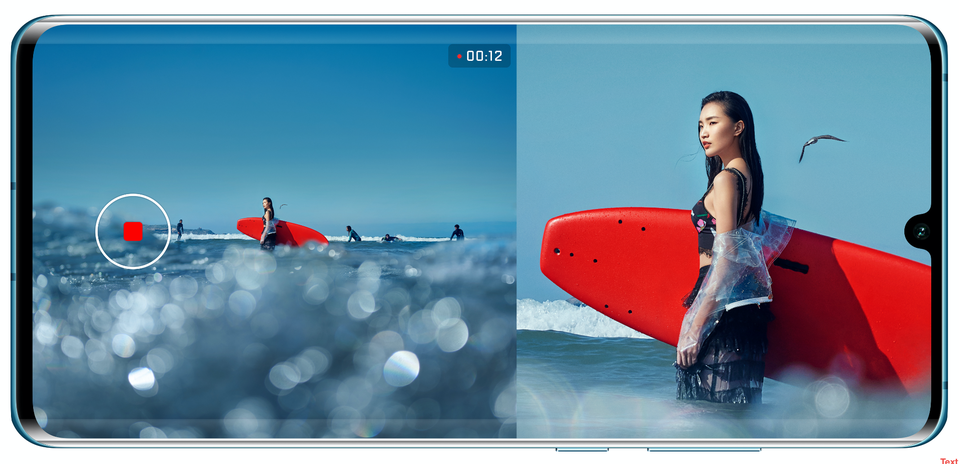 The best of both worlds: the HUAWEI P30 Pro&rsquo;s Dual View Video mode.