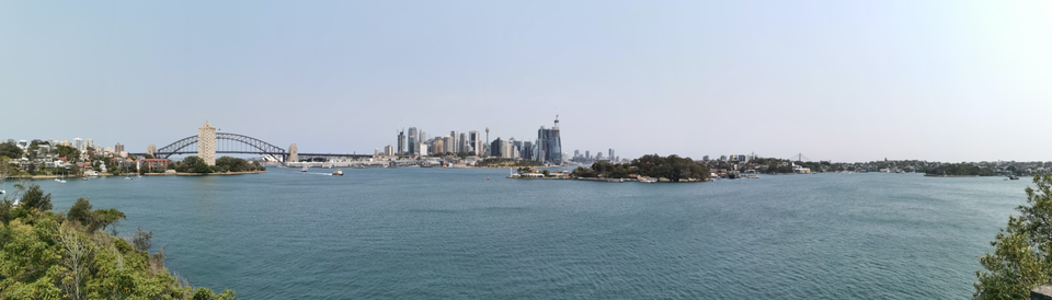 There's a simple 'pro' tip to getting a steady panorama shot...
