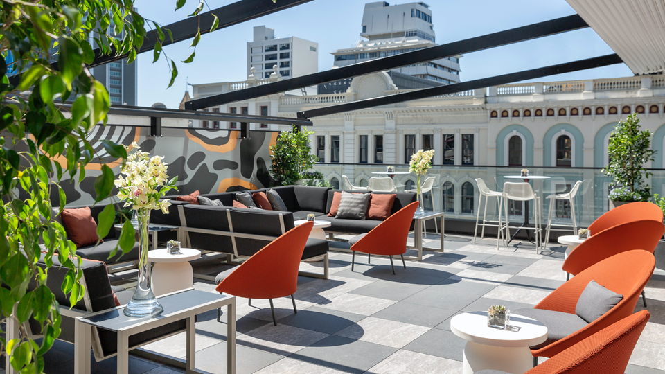 The lounge's outdoor deck will hold plenty of appeal, both day and night.