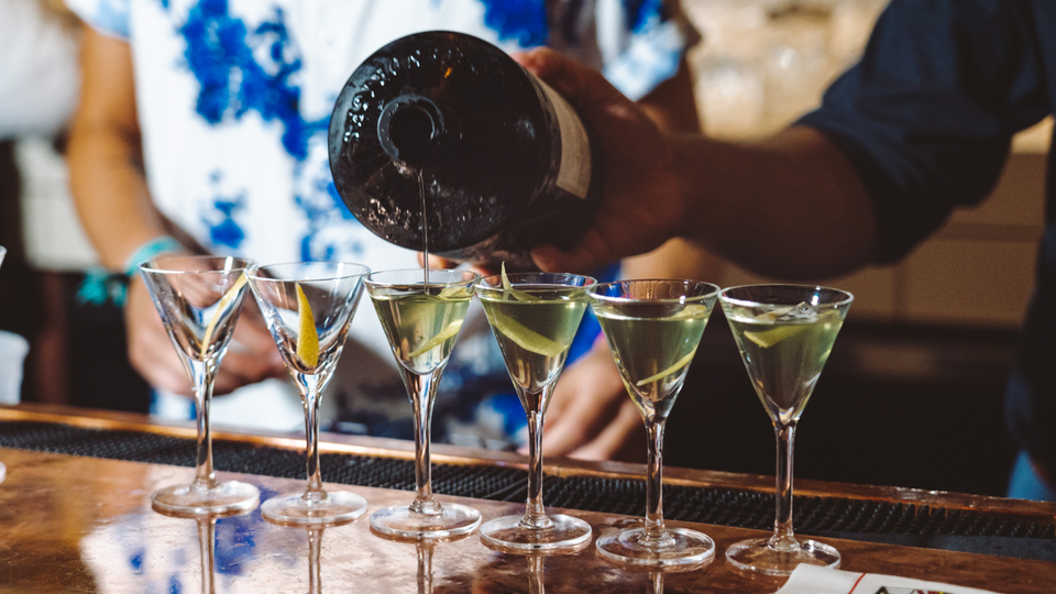 Miniature martinis are a better social tipple than the full-sized serve.