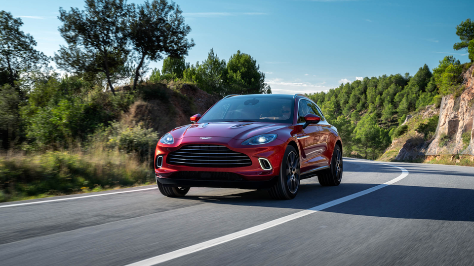 The Aston Martin DBX's unboxy body styling is a standout.