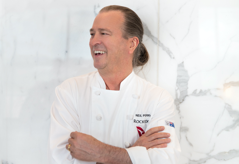 Neil Perry, Creative Director of Food, Beverage and Service at Qantas.