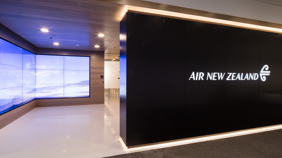 Sydney's Air New Zealand business class lounge.