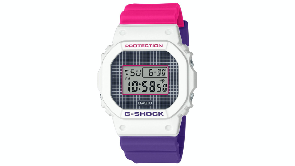 Despite the wild colour scheme, this light-hearted Casio more than lives up to the legendary G-Shock name.