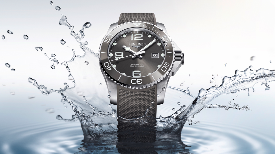 The Longines Hydroconquest is a watch that is designed and named to conquer the watery elements.
