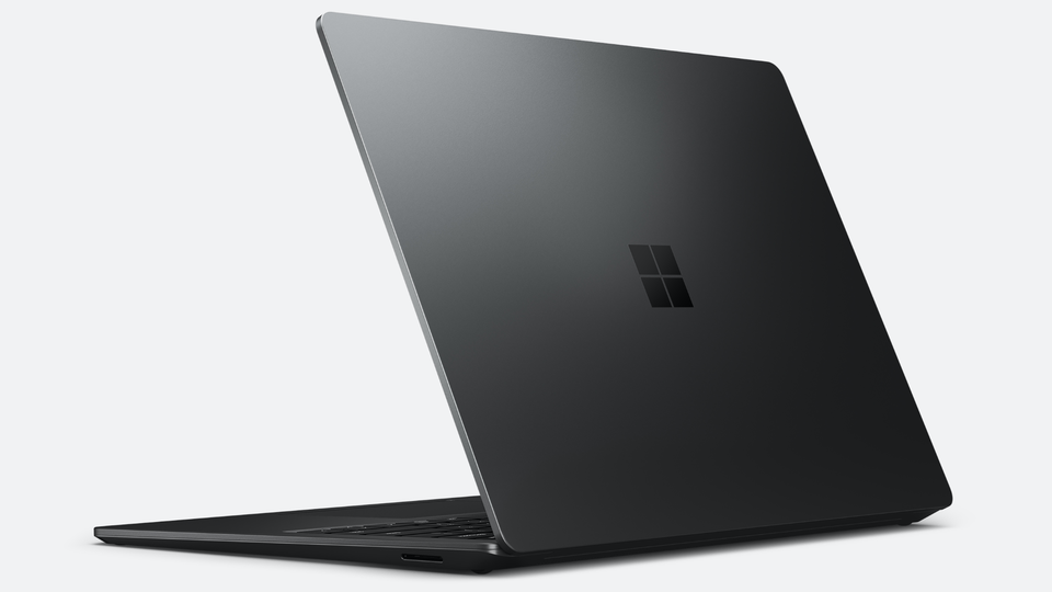 The Surface Laptop 3's thin wedge-shaped design now includes a USB-C port.