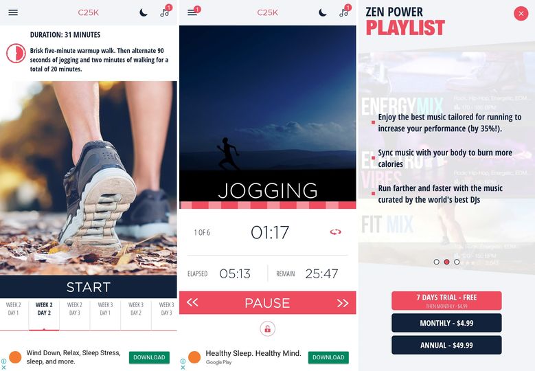 C25K aims to get you running 5km with ease by the end of 8 weeks.