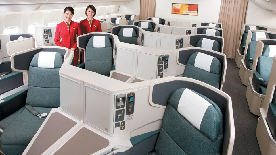 Cathay Pacific's second-gen business class debuted in 2010.