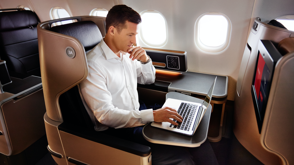 Qantas' domestic WiFi is faster than many passengers enjoy at home.