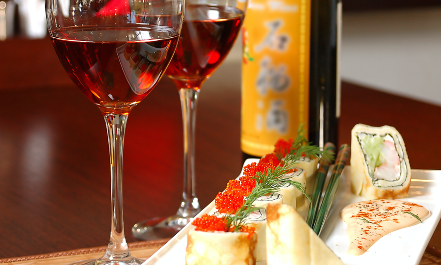 Step beyond sake when choosing a drink to go with local dining delights.
