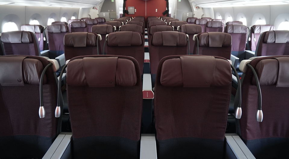 JAL's Airbus A350 'Class J' seats.