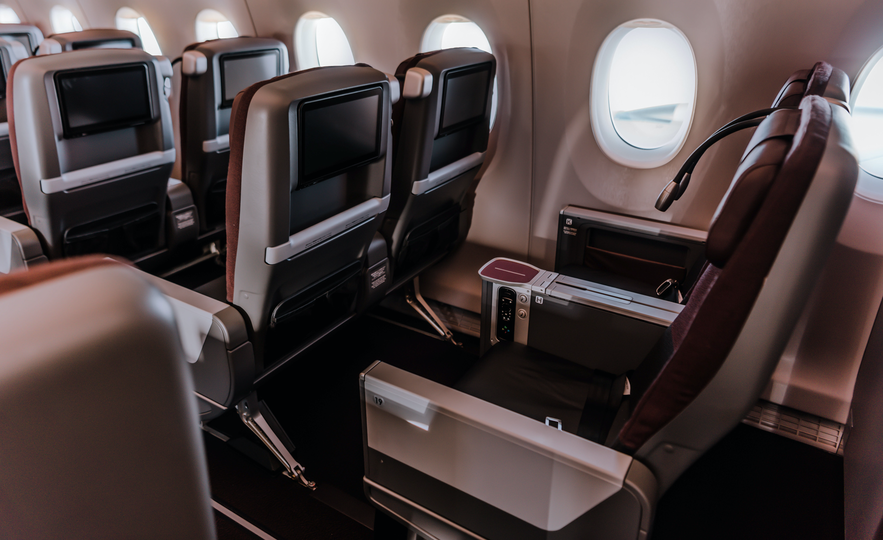 JAL's Airbus A350 'Class J' seats.