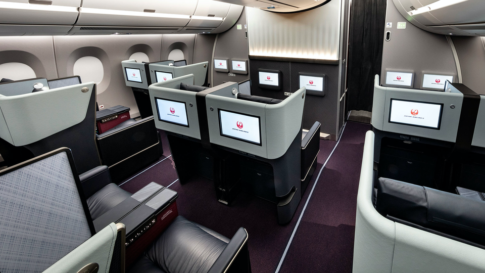JAL's Airbus A350-900 'first class' seats are more akin to a plush domestic business class.