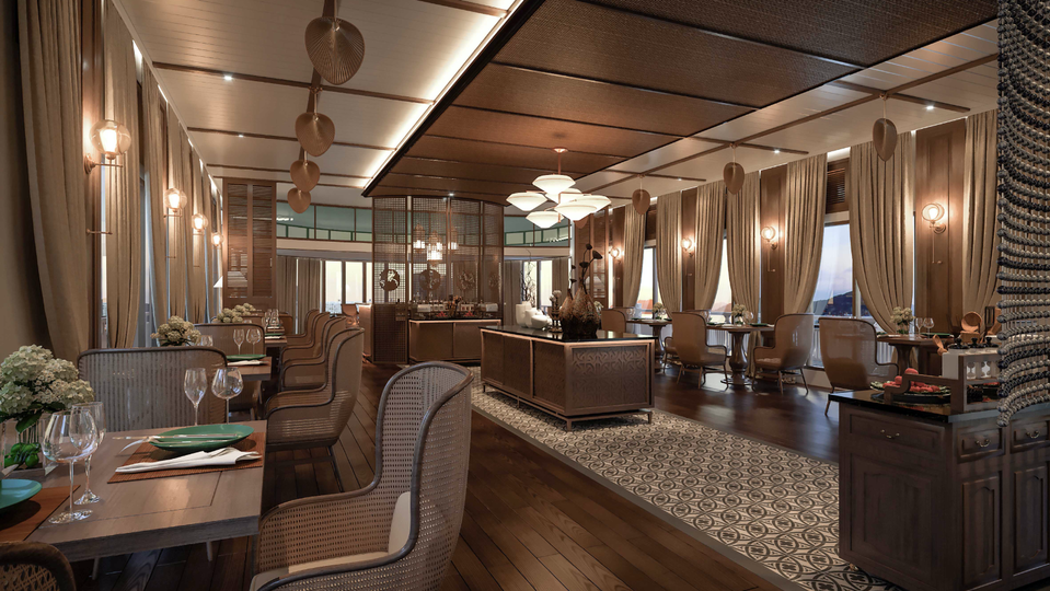 Elegance from bow to stern on the Ylang.
