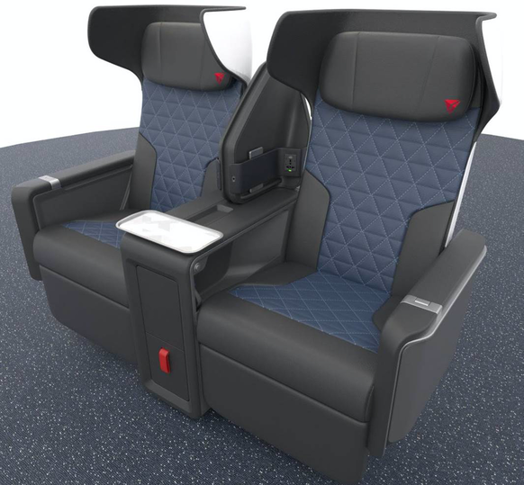 Delta's new domestic Airbus A321neo first class promises more privacy and more personal space.