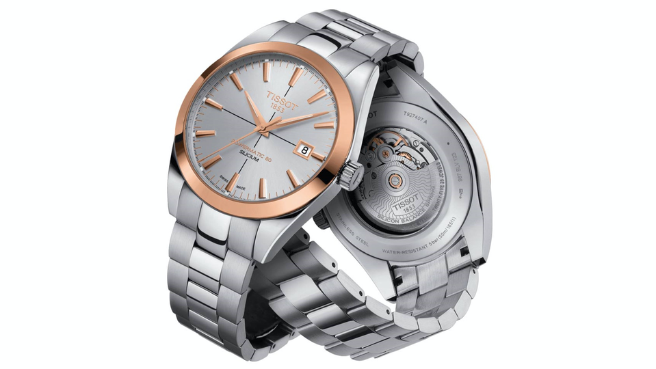 The new Tissot Gentleman, pictured in two-tone, is set to be a hit